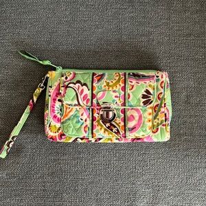 Vera Bradley Tutti Frutti Pushlock Wristlet